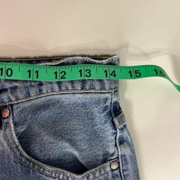 VTG Levis 90s Silver Tab Loose Fit Jeans USA Women’s 9/10 Med 29x29.5 Distressed - Picture 13 of 16